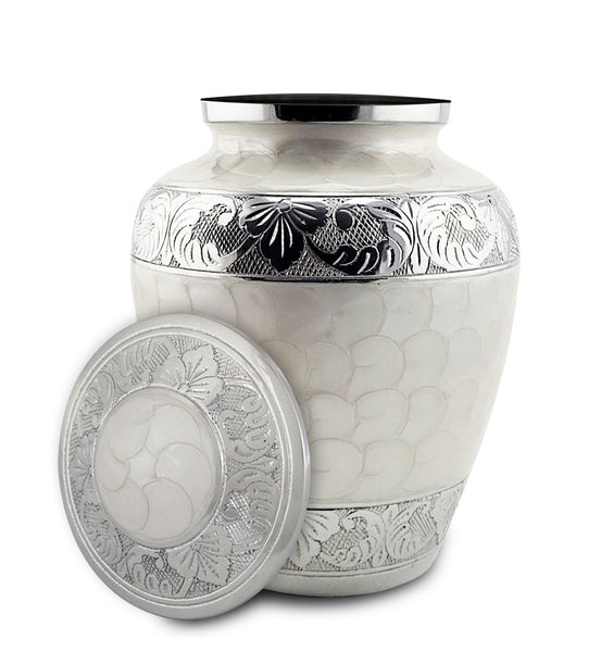 Honorary Memorials Serenity Cremation Urn for Ashes Without a Lid